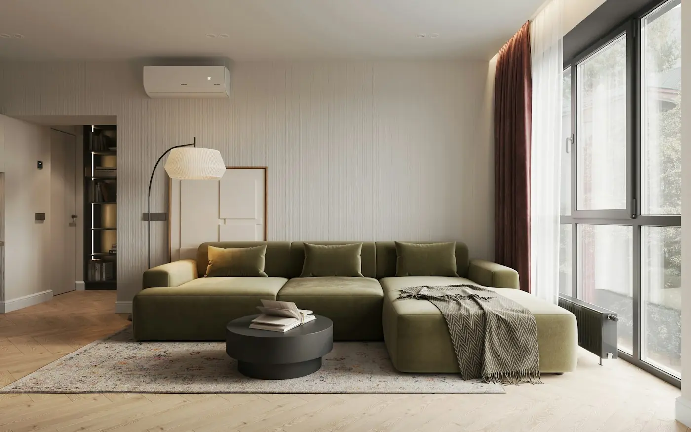 شقة ثلاث غرف بإطلالة بانورامية — 2
