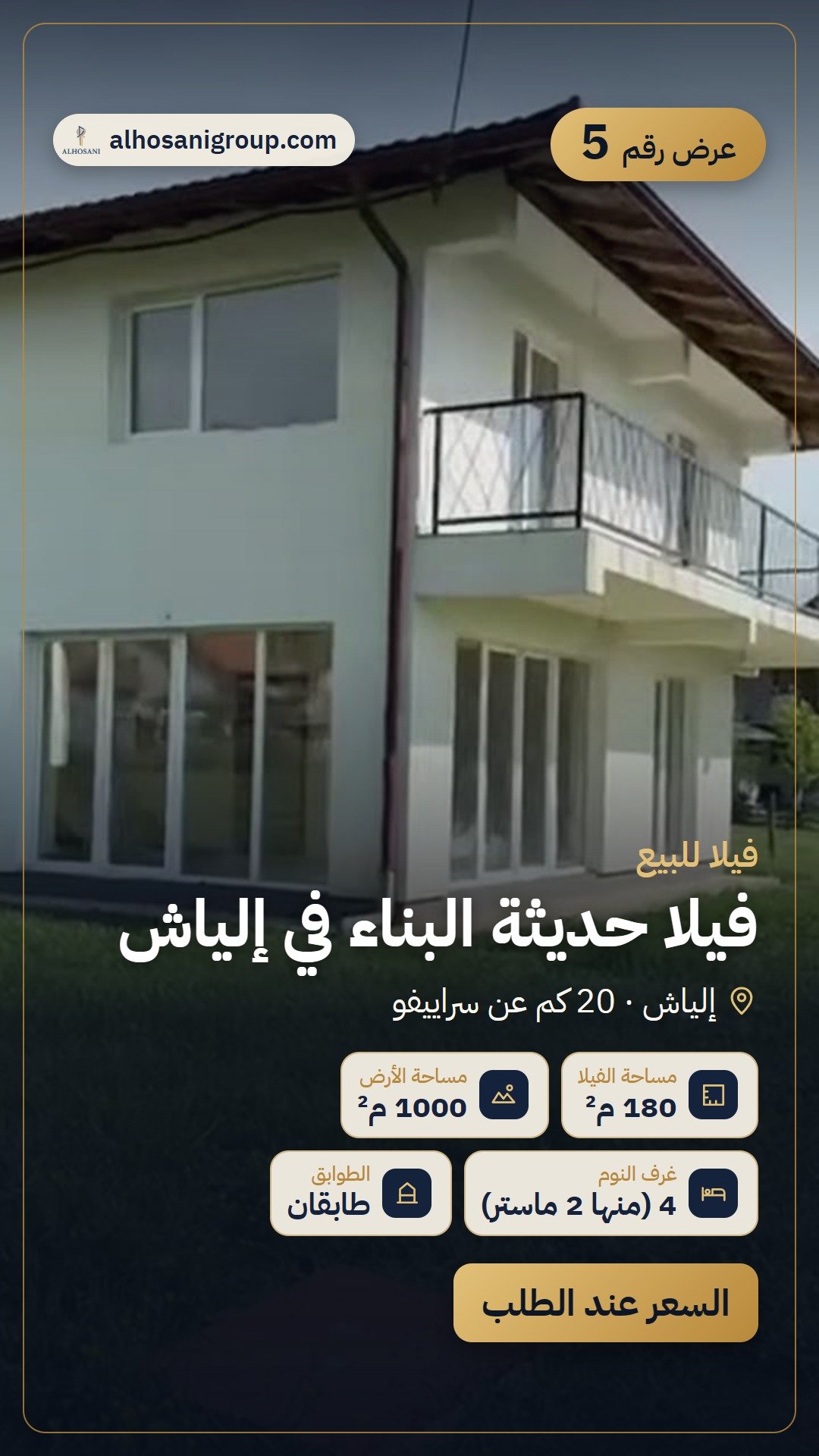 Novoizgrađena vila u Ilijašu